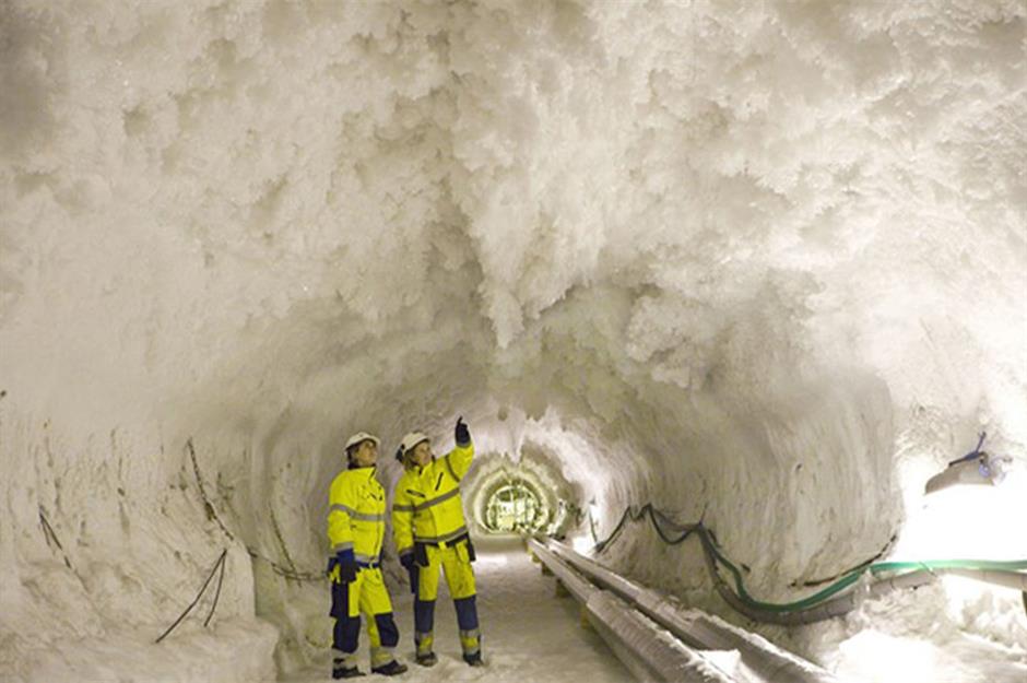 Hallandsås Rail Tunnel, Sweden